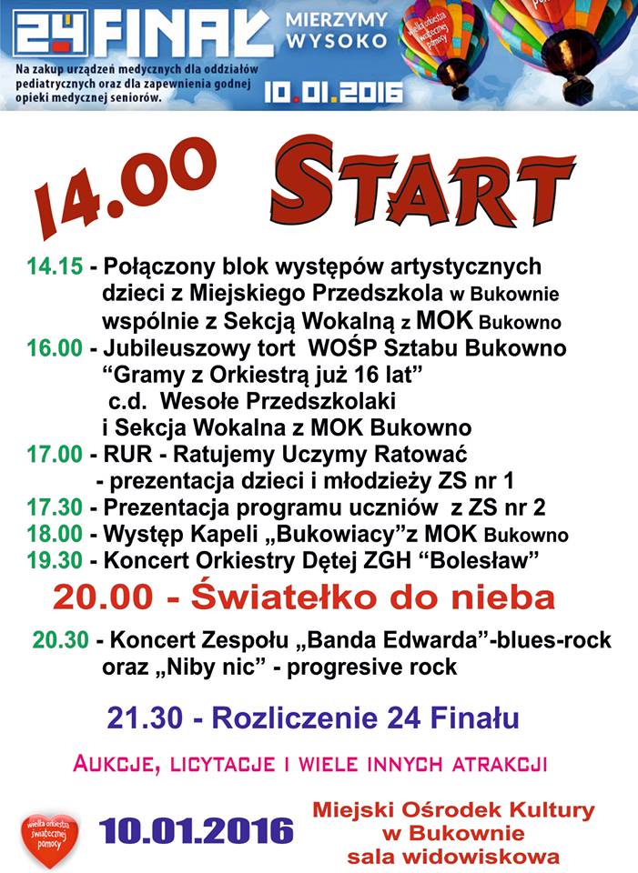 Bukowno – Wielka Orkiestra Świątecznej pomocy – zdjęcie 1