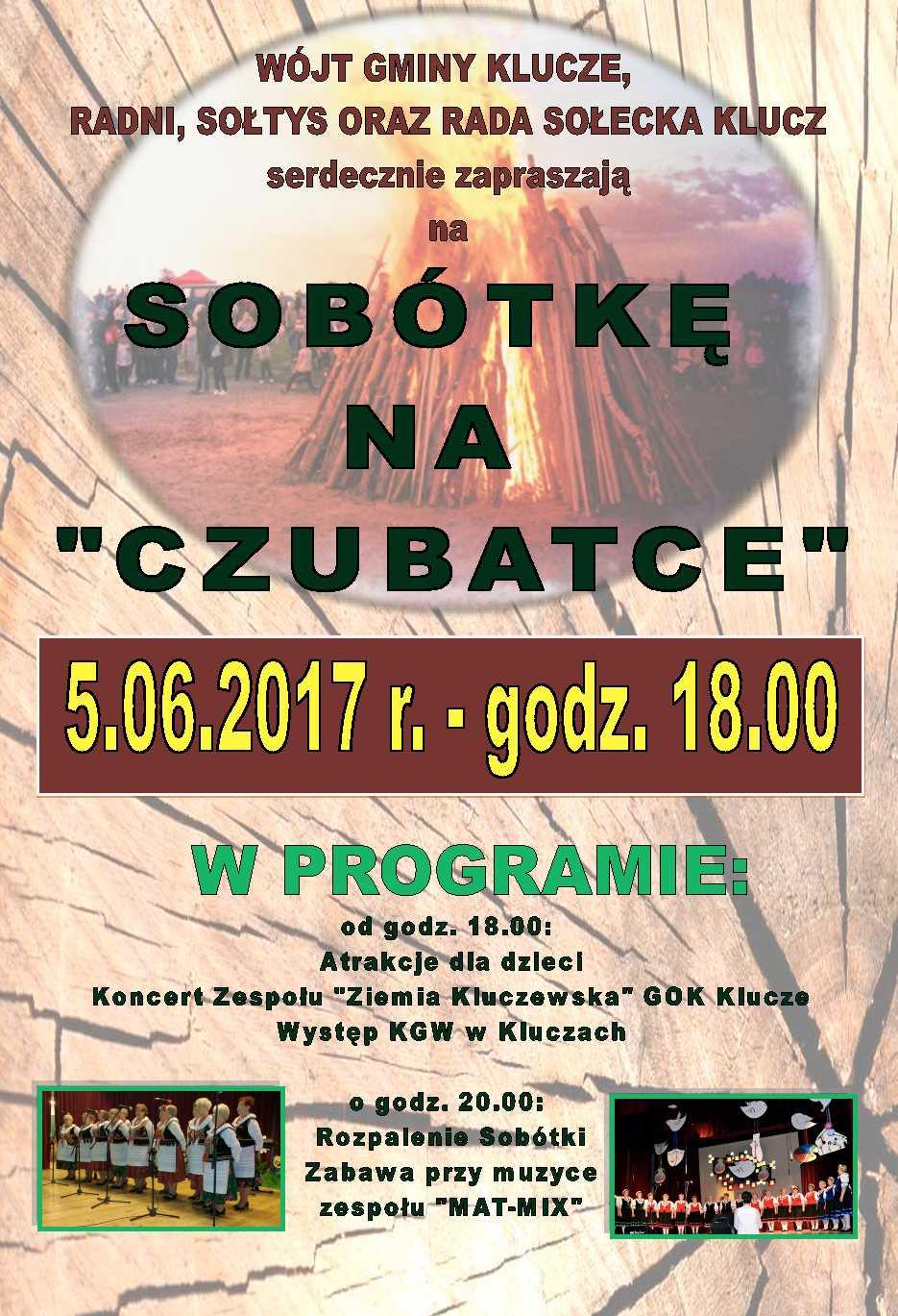 Sobótki w Kluczach na Czubatce 2017.