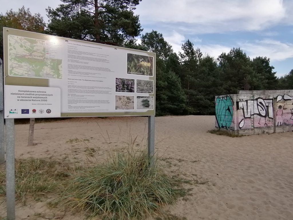Aussichtsterrasse Dąbrówka in Chechło – Błędów-Wüste
