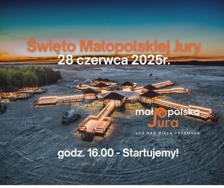 Plakat Święta Małopolskiej Jury 2025 na Pustyni Błędowskiej