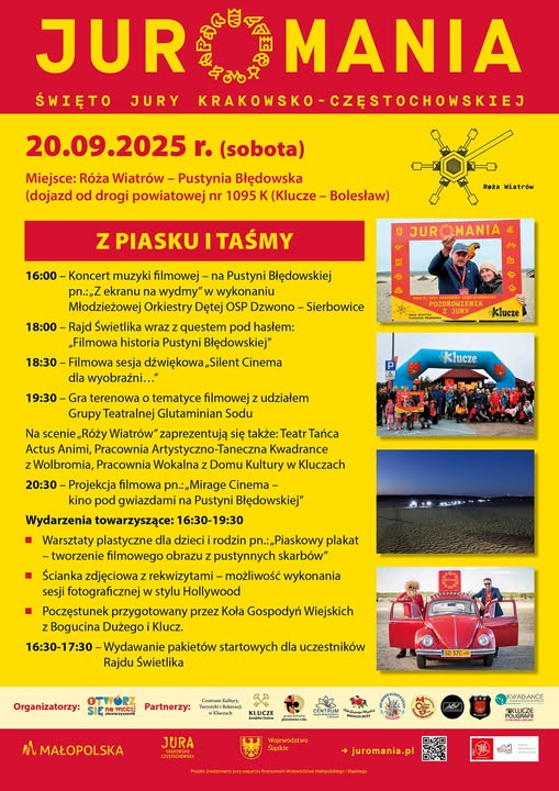 Program Juromanii 2025 na Pustyni Błędowskiej